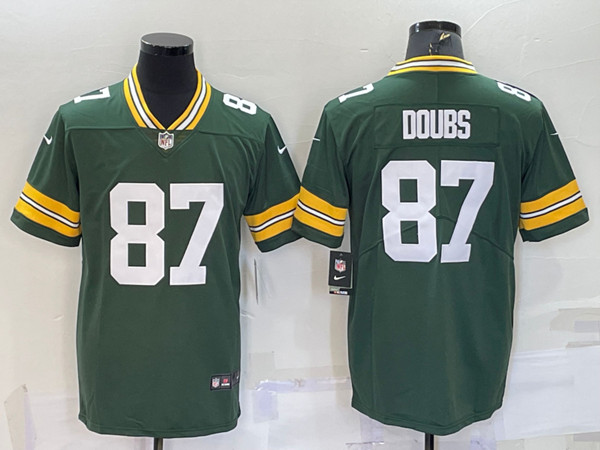 Men's Green Bay Packers #87 Romeo Doubs Green Vapor Untouchable Limited Stitched Jersey